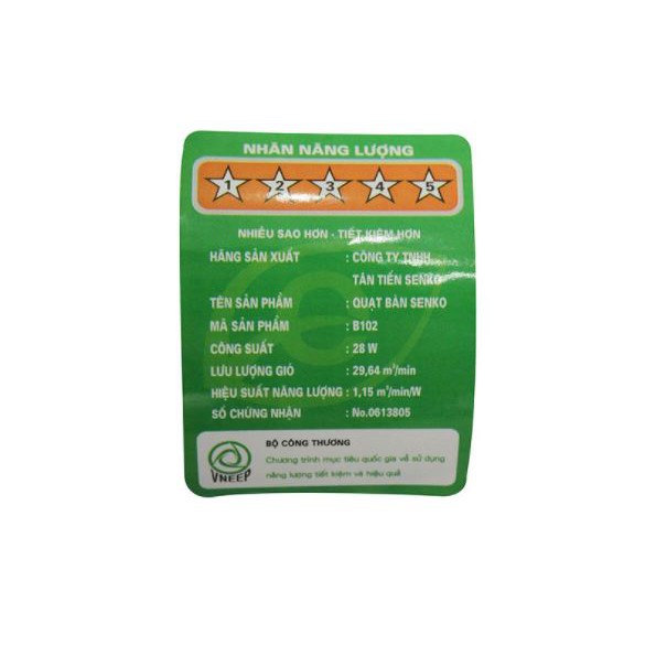 Quạt bàn mini Senko B102, quạt máy