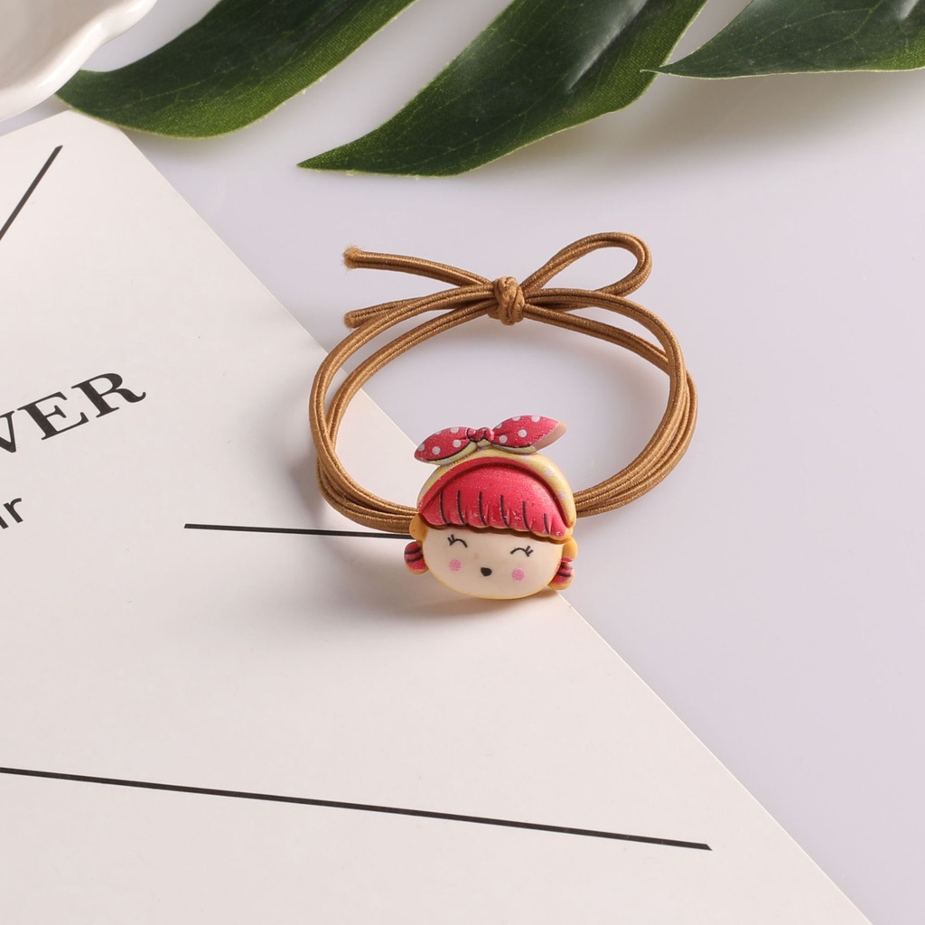 Dây buộc tóc cô gái cute
