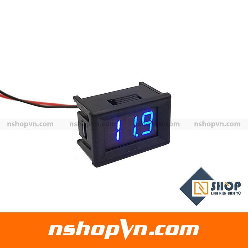 Đồng hồ đo áp 30VDC có vỏ bảo vệ