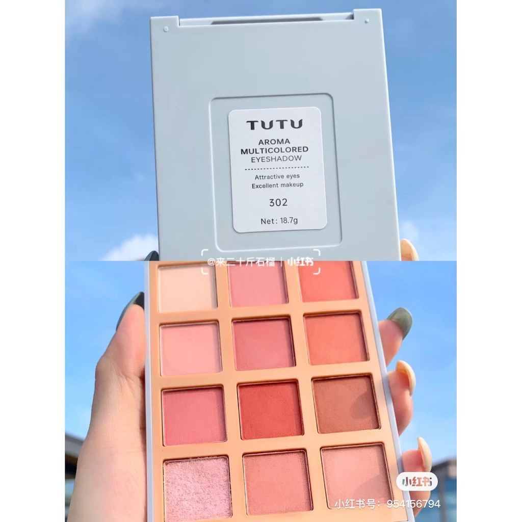 [TUTU] Bảng mắt 12 ô Tutu x Aroma Multicolored Blue (TU5331) | BigBuy360 - bigbuy360.vn