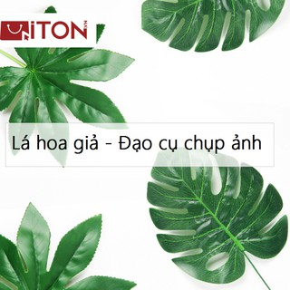 [[Phông nền chụp ảnh sản phẩm] - Cành lá giả lót nền chụp mẫu sản phẩm