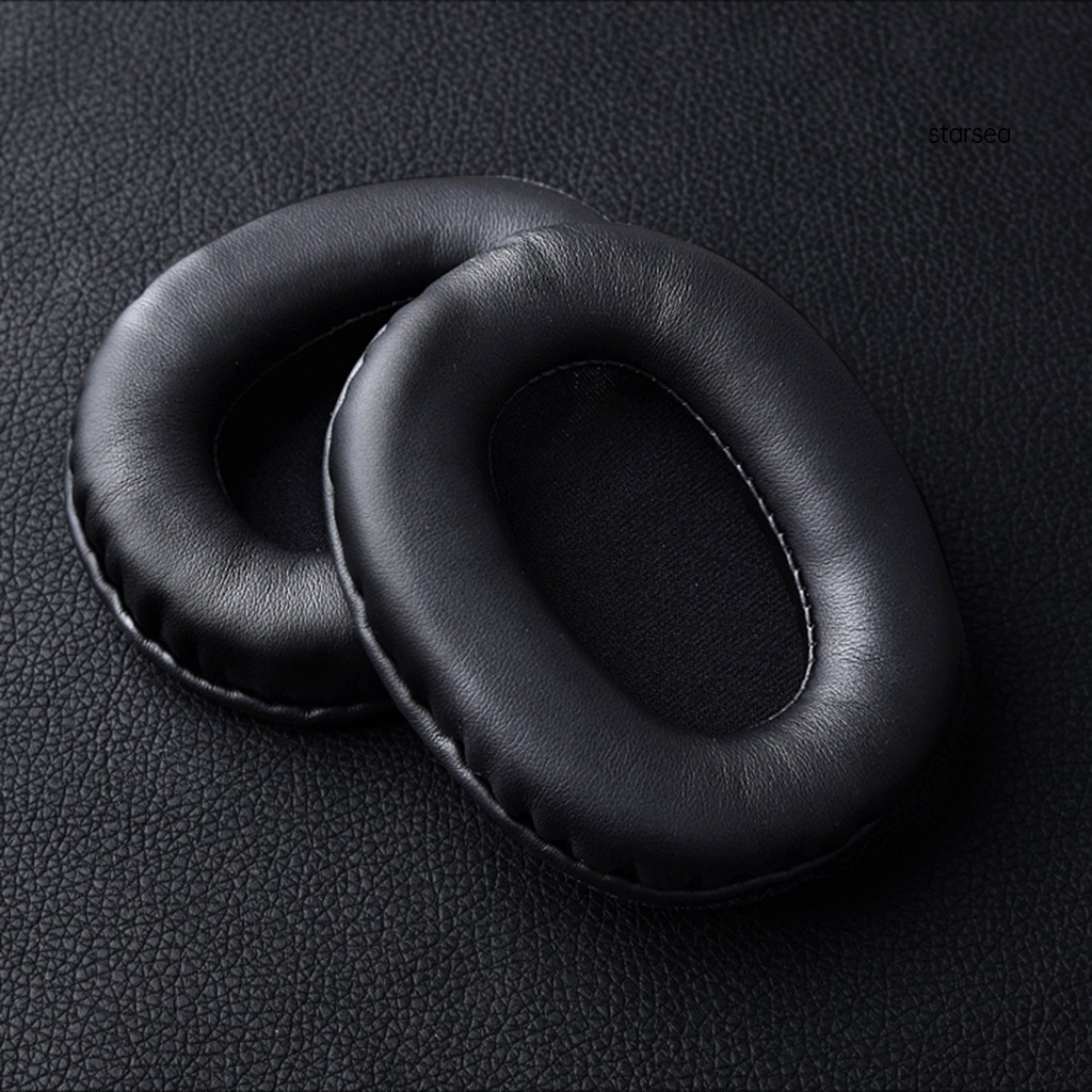 STSE_1 Pair Ear Pads Elastic Protein Faux Leather Dust-proof Headphone Earmuff for Edifier W800BT/W800X/W808BT/K800/K830/H841P G1