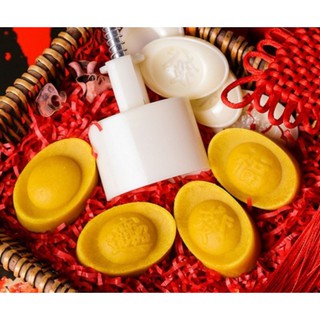 Khuôn lò xo 50g 4 mặt thỏi vàng