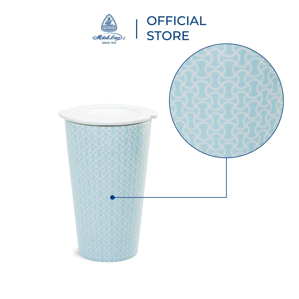 [GIÁ ƯU ĐÃI] Ly Sứ Dưỡng Sinh Minh Long 0.48 L - Tiny 2