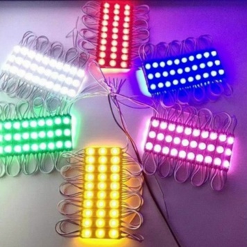 Module LED 3 bóng 6214 siêu sáng điện 12V ( Vỉ 20 thanh 3 mắt)