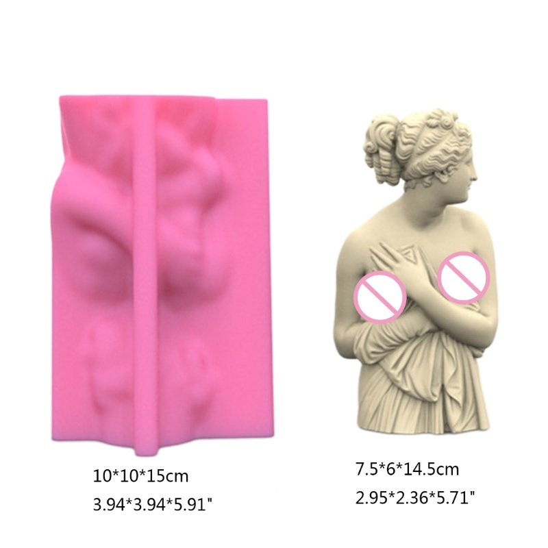 Sa Khuôn Làm Xà Phòng Hình Tượng Nữ Thần Bằng Epoxy Độc Đáo Trang Trí Nhà Cửa