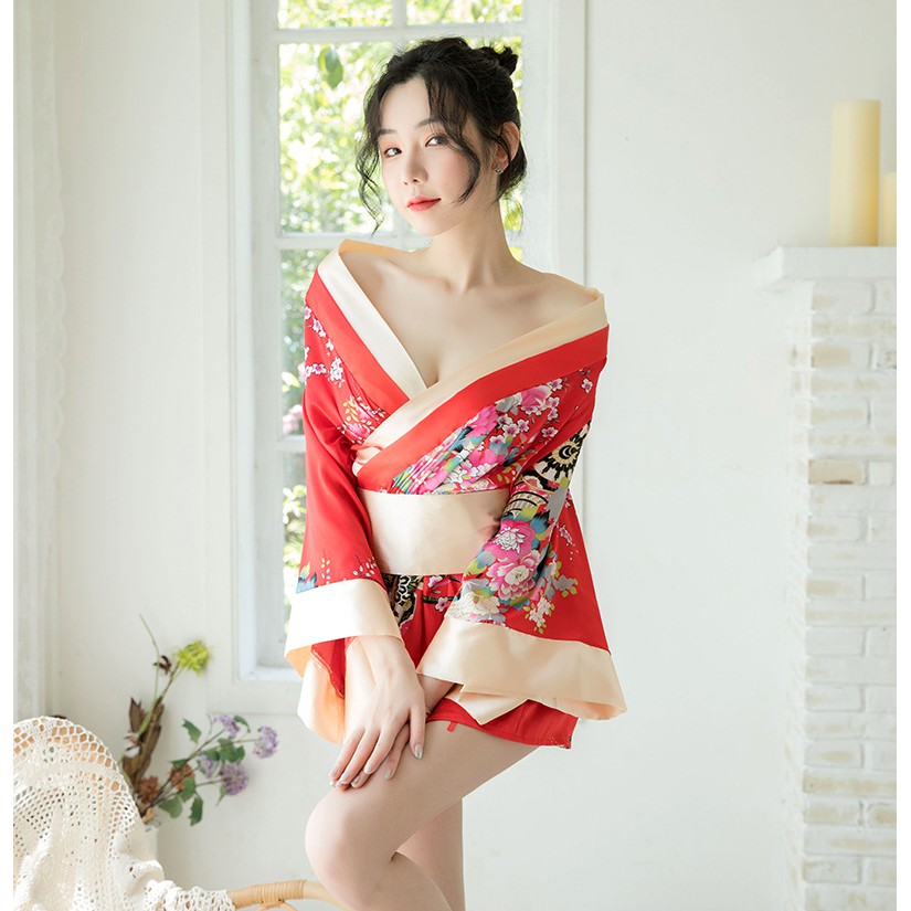 No.18 A046 phong cách nhật bản kimono Bộ đồ ngủ sexy kích thích gợi tình/ Trang phục hóa trang/ Gợi Cảm Cosplay BCS21