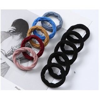 Set 10 sợi thun cột tóc nữ bền và co giãn tốt