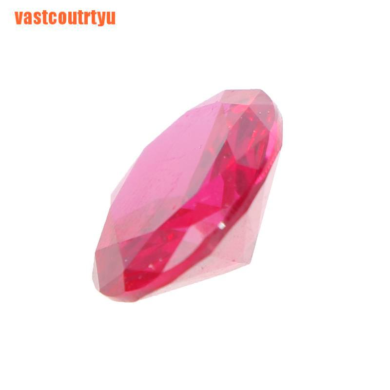 Đá Ruby Đỏ 10x12mm Cắt Đá Aaaaa Vvs