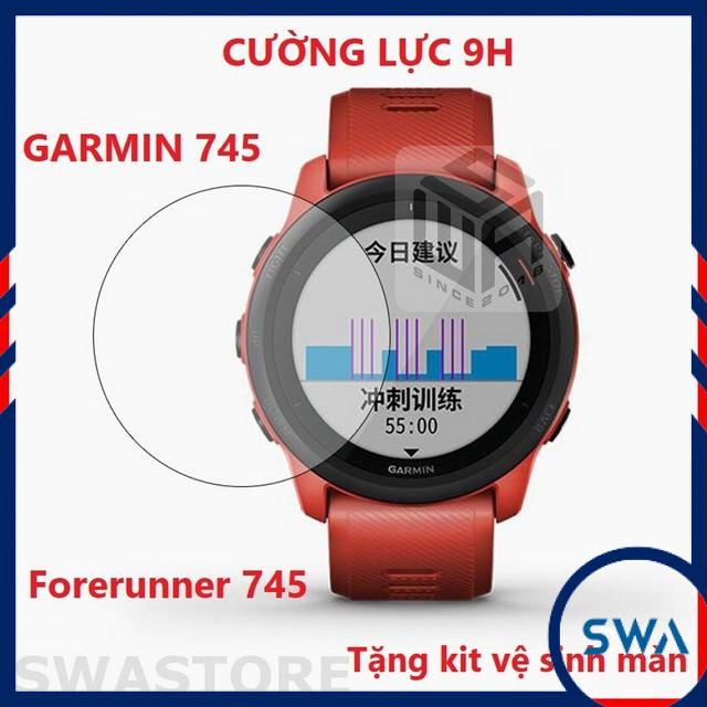 Cường lực đồng hồ Garmin Forerunner 745 FR745 dán màn hình độ cứng 9H SWASTORE