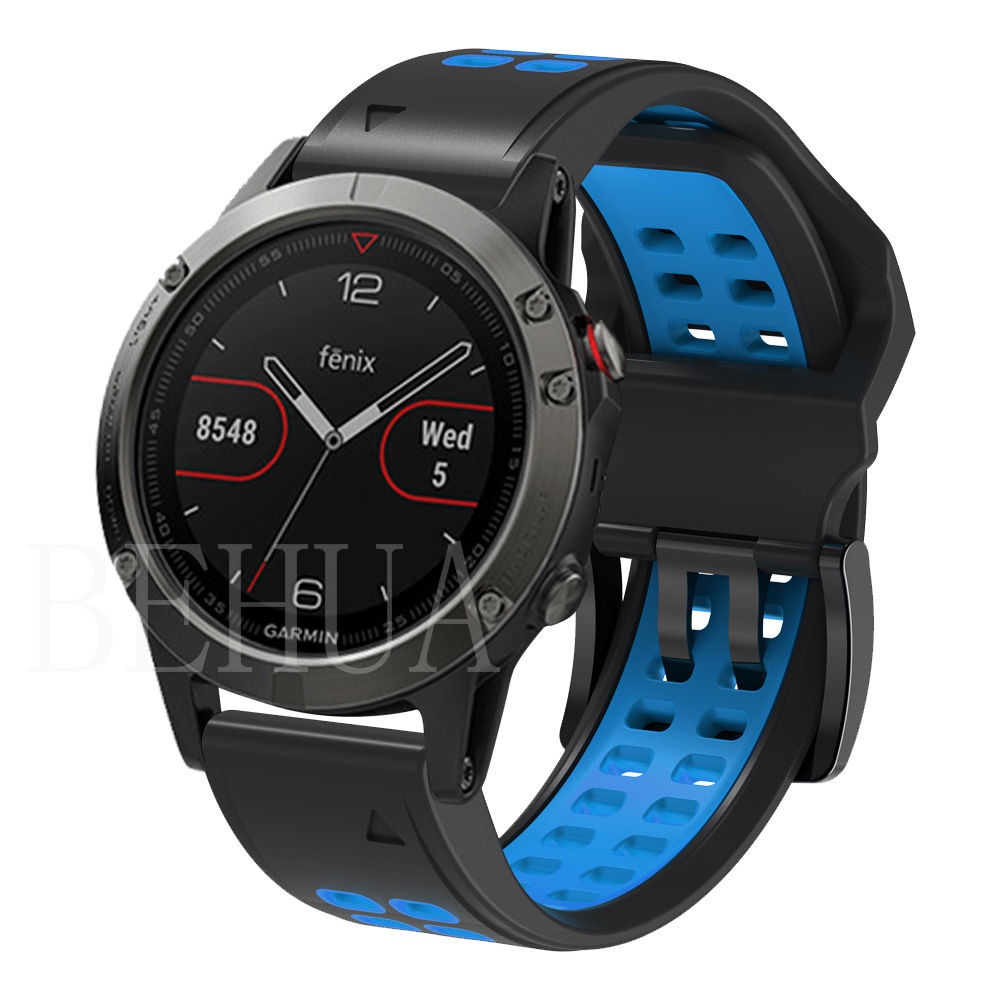 Dây Đeo Silicon 22 26MM Cho Garmin Fenix 7X 7 6X 6 Pro Fenix 5X 5 Plus Forerunner 945