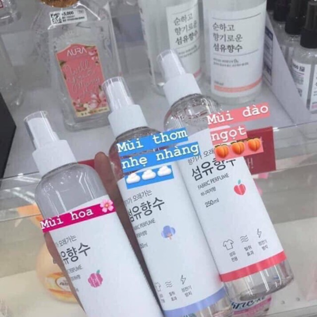 xịt thơm quần áo