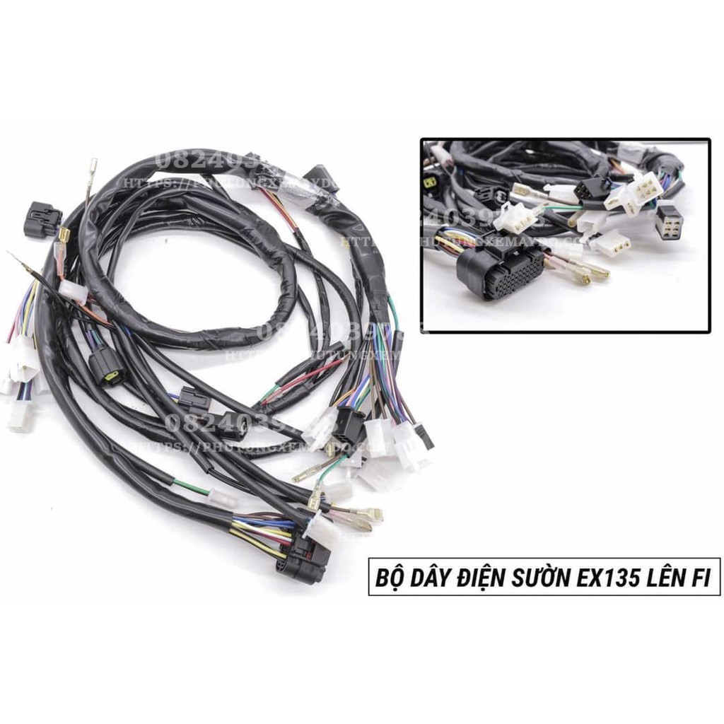 Full Bộ Dây Diện Sườn Cho Exciter 135 Lên Full Fi
