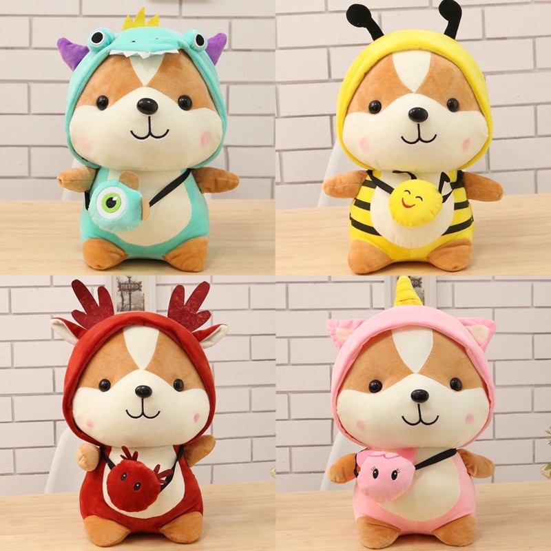 Thú bông corgi dễ thương