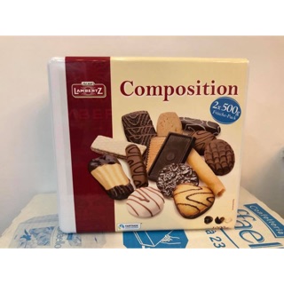 Bánh quy Lambertz composition hộp thiếc