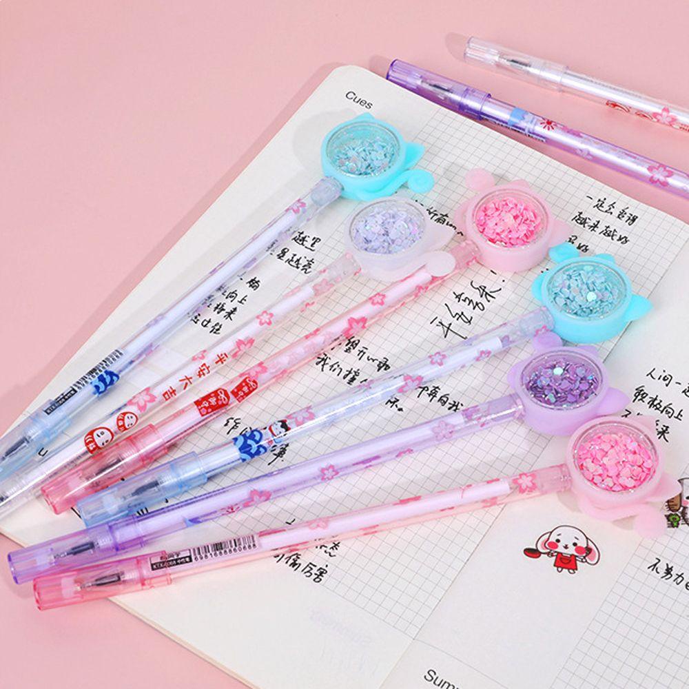 Bút Mực Nước Ngòi 0.5mm Hình Mèo Dễ Thương