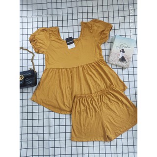 SET ÁO BABY DOLL KÈM QUẦN - ĐỒ MẶC Ở NHÀ