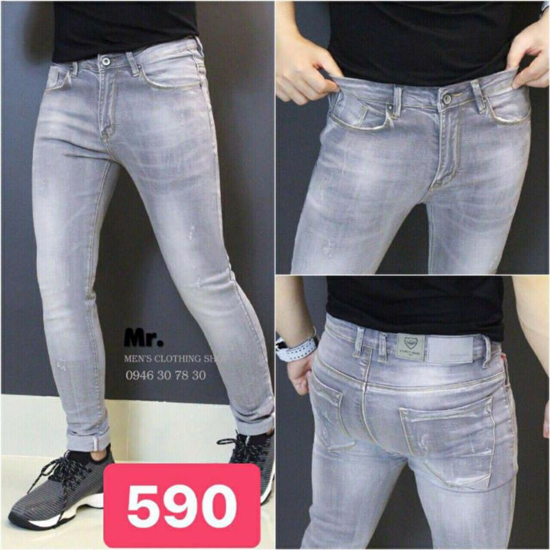 Quần jean nam style Hàn Quốc giá sỉ bán buôn CHI078