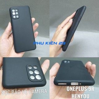 [Oneplus 8T/ 9R/ 9RT] Ốp lưng silicon dẻo nhám có bọc camera cao cấp Pudini