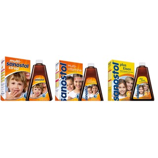 Sanostol vitamin tổng hợp hàng Đức số 1,3,6 dành cho bé từ 1 tuổi