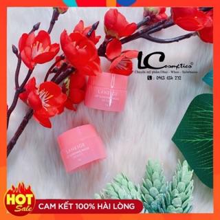 Mặt Nạ Ngủ Môi Laneige Lip Sleeping Mask💋CHUẨN AUTH 100%💋 dưỡng môi mềm mịn và luôn hồng hào tươi tắn-ngừa khô môi mini
