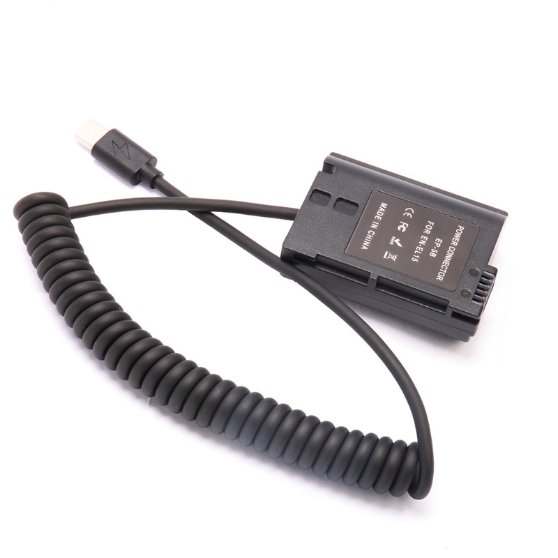 Cáp Chuyển Đổi USB Loại C EN EL15 Hiệu Quả Cao Cho Máy Ảnh Z5 / 6 / 7 II D750