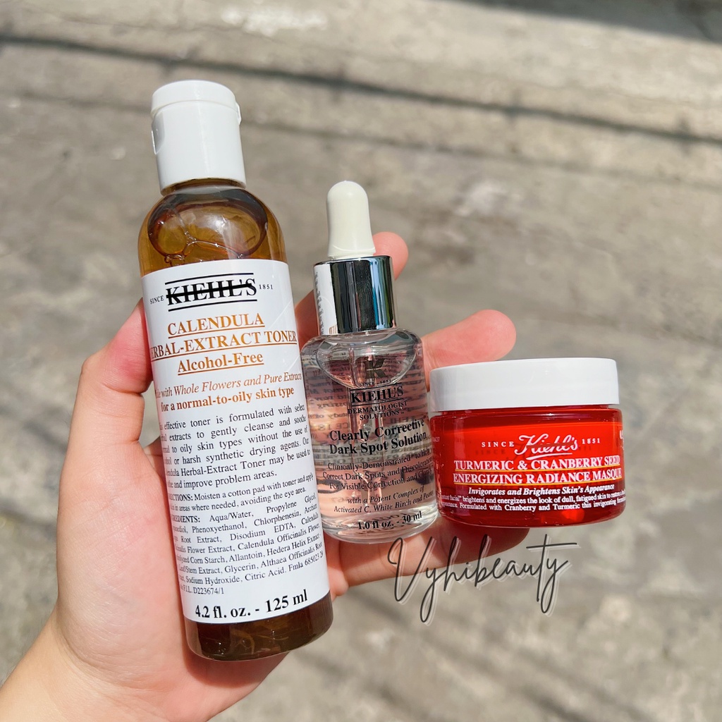 Set dưỡng da Kiehl's Ultra-Brightening Essentials 3 món