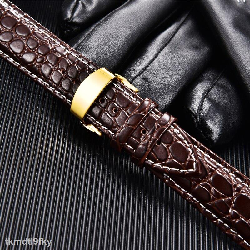 Chính Hãng Dây Đeo Da Cá Sấu 20mm 22mm Cho Đồng Hồ Samsung Gear S3 S2 Galaxy 42 / 46mm Active