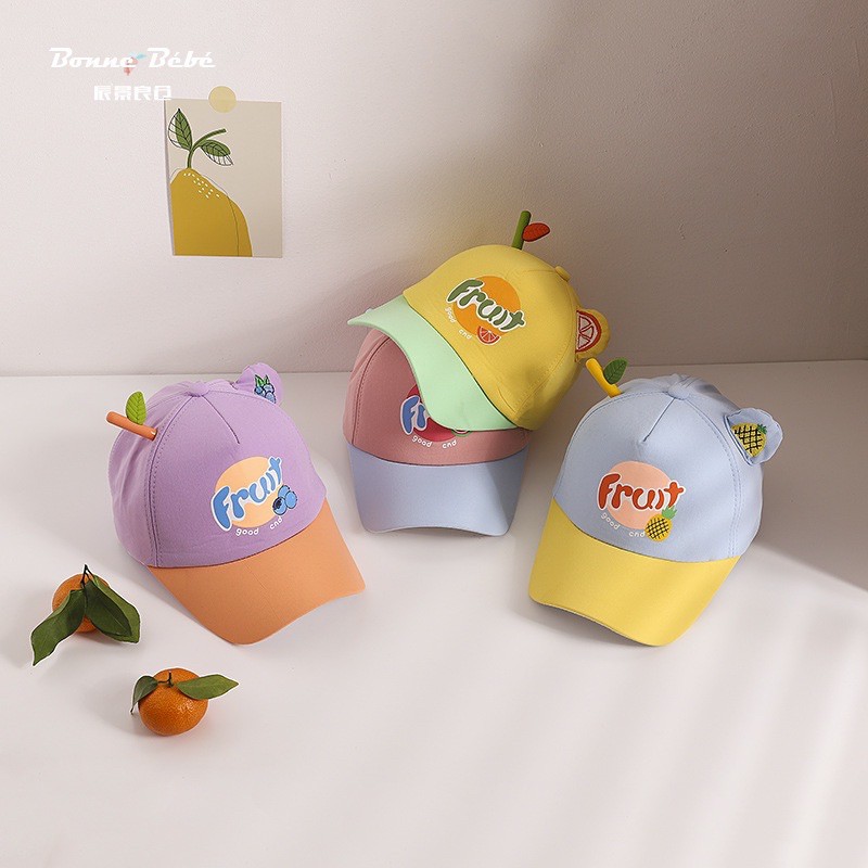 Mũ lưỡi trai dành cho bé trai bé gái mùa hè Fruit mã D07