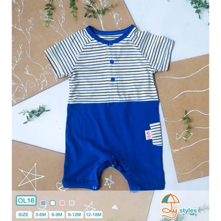 XẢ KHO bộ body cộc cotton lạnh cho bé 3m-18m -Oly styles VN