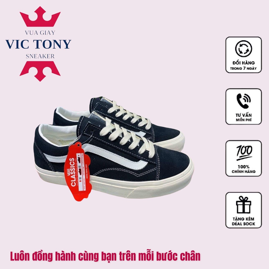 GIÀY 𝐕𝐀𝐍𝐒 VAULT OLD SKOOL MÀU ĐEN ⚡Full box bill⚡ Giày thể thao nam nữ 2021 | BigBuy360 - bigbuy360.vn