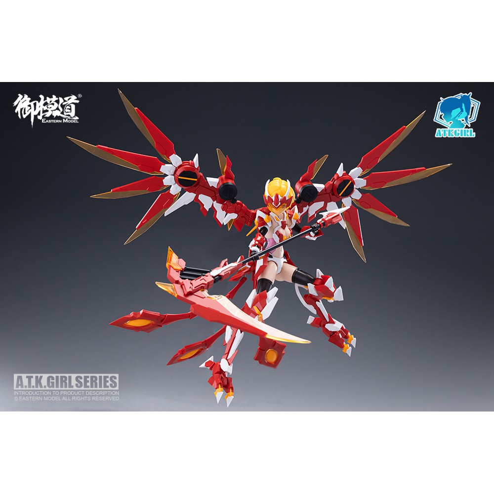 Mô hình lắp ráp Figure ATKGIRL 07 Four Saint sacred beasts Suzaku - Eastern Model