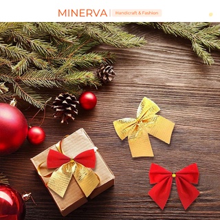 Set 3 nơ trang trí giáng sinh 4 màu