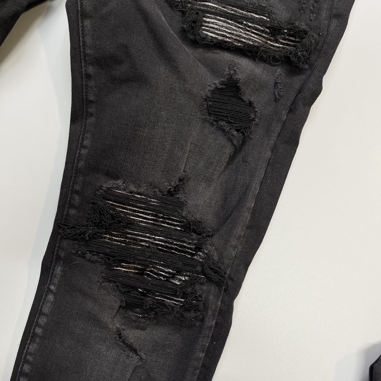 Quần Jean Amiri rách vá lót vải LA 1-1 on web