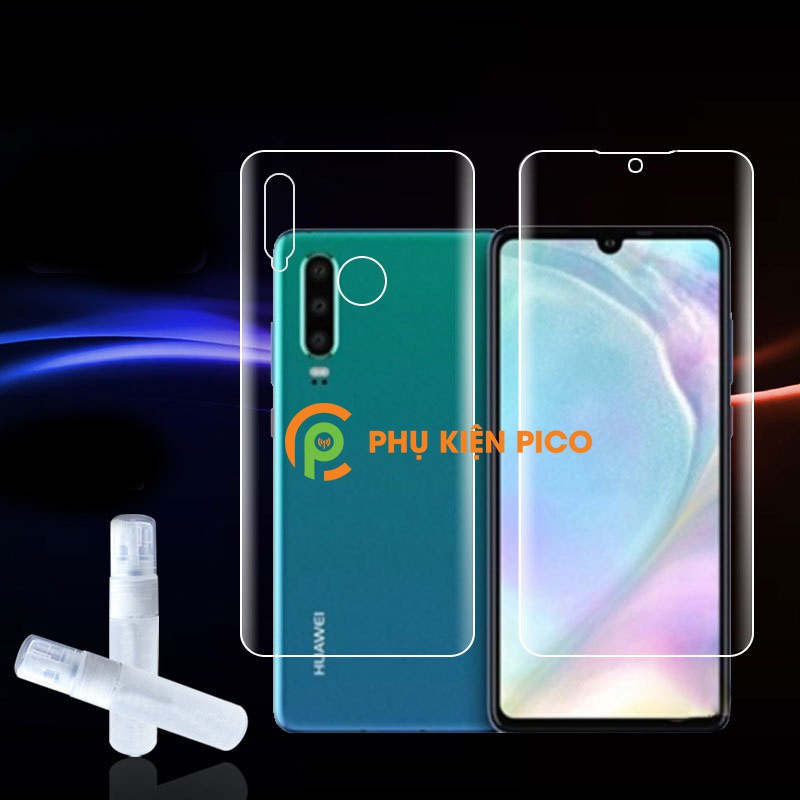 Dán lưng Huawei P30 full mặt lưng dẻo trong suốt PPF tự phục hồi vết xước - Dán lưng Huawei P30