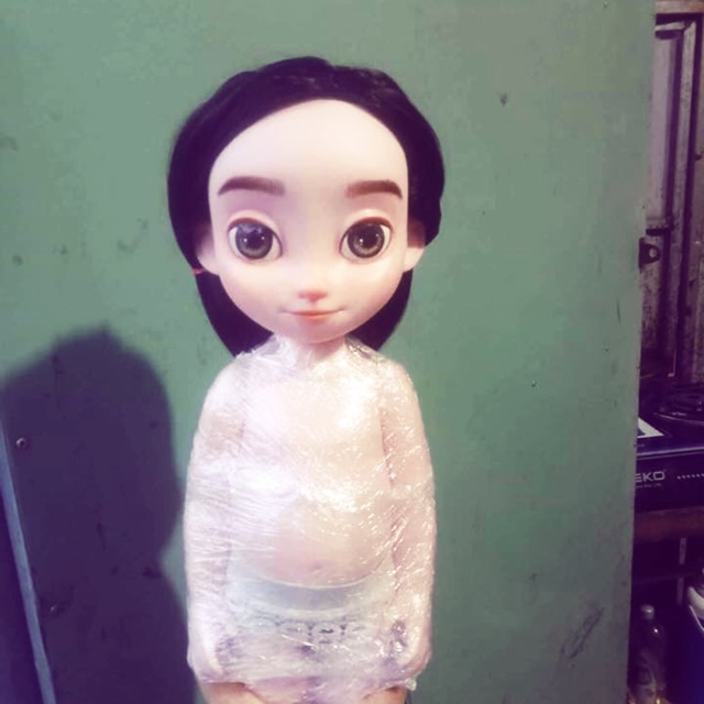 Búp bê animator elsa may tóc đen