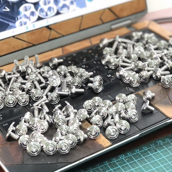 Ốc inox Thái  - 6li  -  - dành cho nhiều loại xe