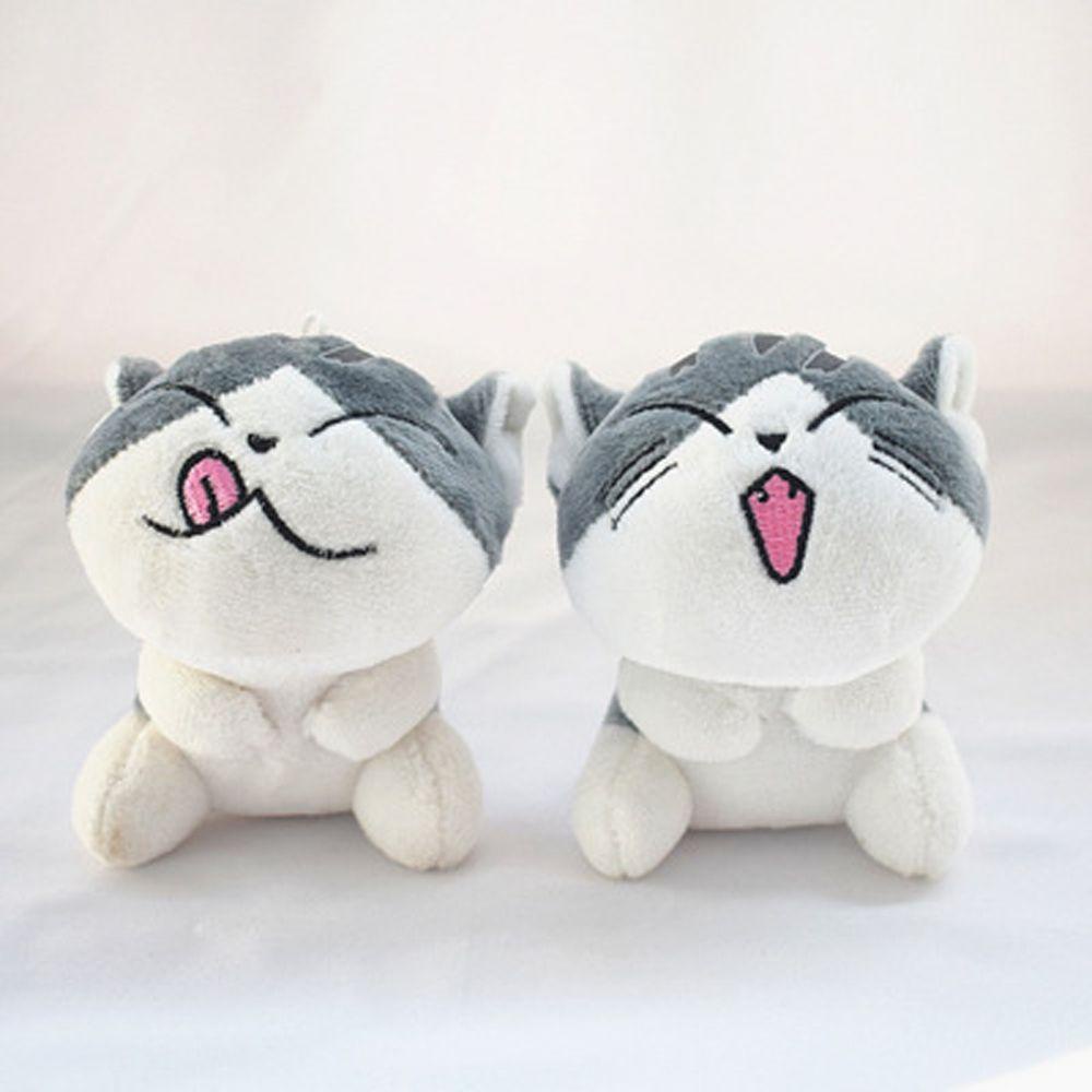 LANFY Móc Khóa Hình Mèo Nhồi Bông 10CM Với 4 Kiểu Thiết Kế Dễ Thương