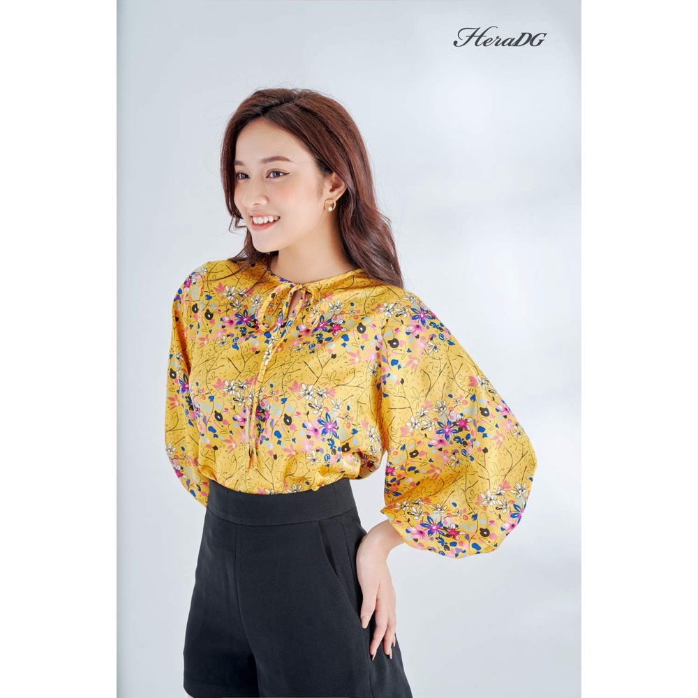 Áo kiểu tay bồng buộc nơ HeraDG - SAKBA003-S