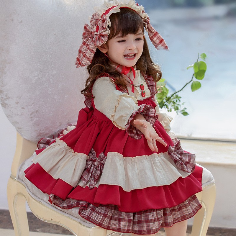 Đầm Lolita Cổ Điển Xinh Xắn Dành Cho Bé Gái