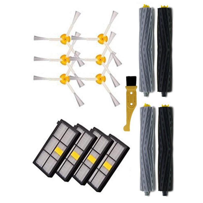 Bộ 15 Phụ Kiện Thay Thế Cho Robot Hút Bụi iRobot Roomba 8 9 Serie 800 860 865 866 870 871 880 885 886 890 900 974 966 980