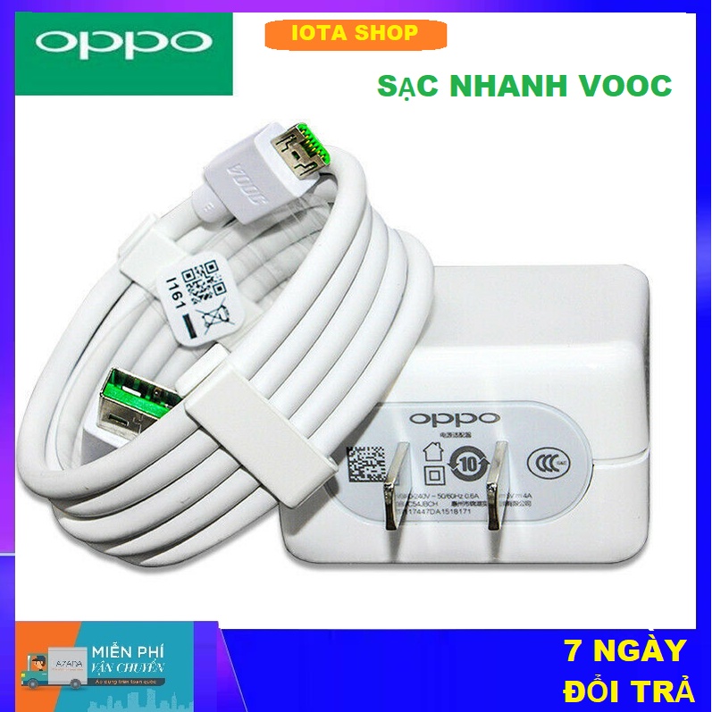 Bộ Sạc Nhanh OPPO VOOC 5V/4A F9/F11/Reno Sạc nhanh Realme Find 7/Find 7a, R7s/ R7 Plus, R9/ R9 Plus, R5, N3, F1 Plus2020
