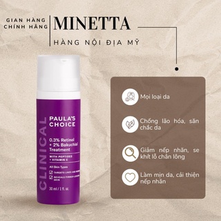 Tinh Chất Chống Lão Hoá Clinical 0.3% Retinol & 2% Bakuchiol Treatment 30ml