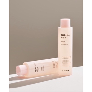Nước hoa hồng cân bằng, dưỡng ẩm Jayjun PHAming Fresh Toner 200ml - 350k