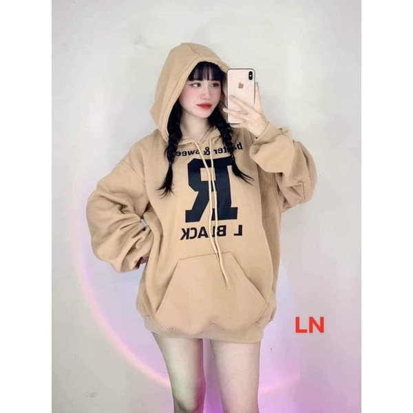 Áo hoodie chữ R DA6