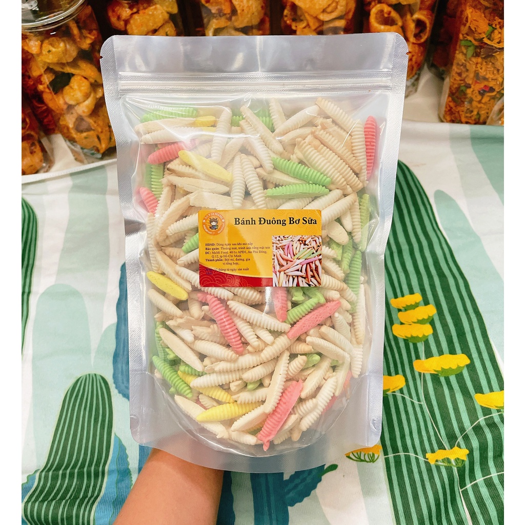 500g Bánh Đuông Bơ Sữa Mix Vị, món ăn tuổi thơ giòn ngon, Mami food