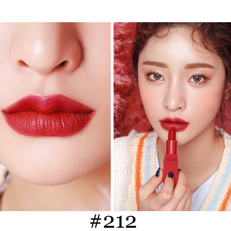 SON 3CE #212 ĐỎ THUẦN RED RECIPE MATTE LIP COLOR