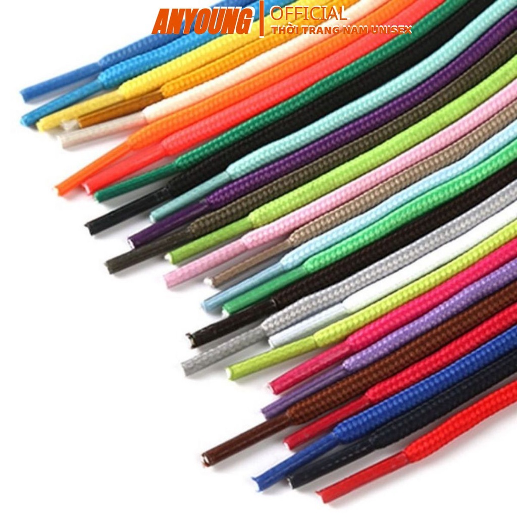 Dây Giày Thể Thao, Dây Giày Tròn Đủ Màu Loại Đẹp