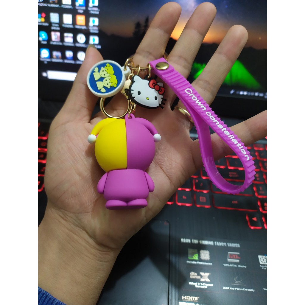 Siêu HOT Móc khóa 12 Cung Hoàng Đạo mèo Kitty siêu đáng yêu chất liệu xịn sò