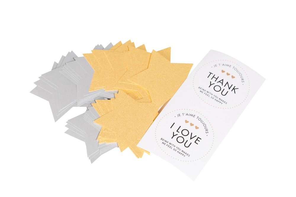 Lọ Thủy Tinh ARTBOX Hàn Quốc Chứa Giấy Viết Hình Ngôi Sao Làm Quà Tặng